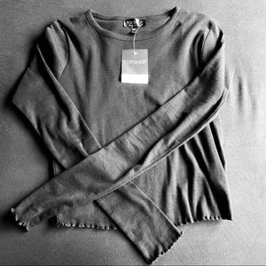 Topshop Lettuce edge Top (final sale/price firm)